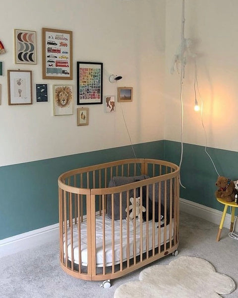 Boori 5in1 Oasis Oval Convertible Crib