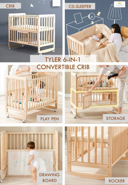 Tyler Compact 6in1 Convertible Crib