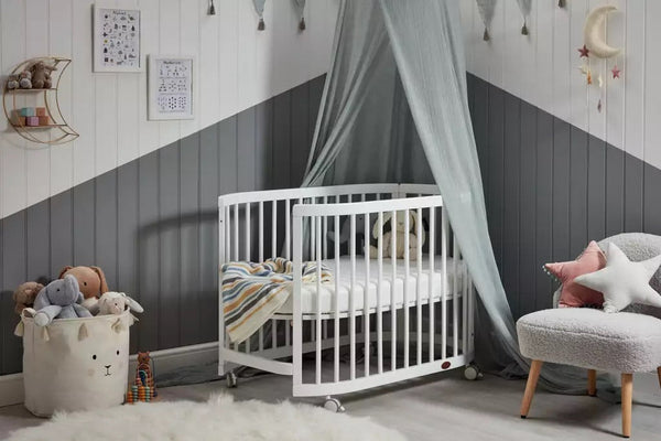Boori 5in1 Oasis Oval Convertible Crib