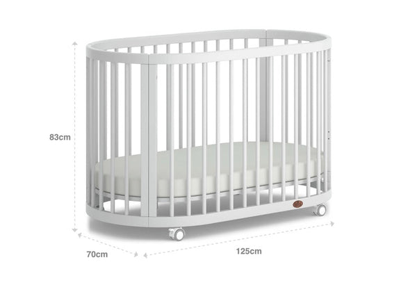 Boori 5in1 Oasis Oval Convertible Crib
