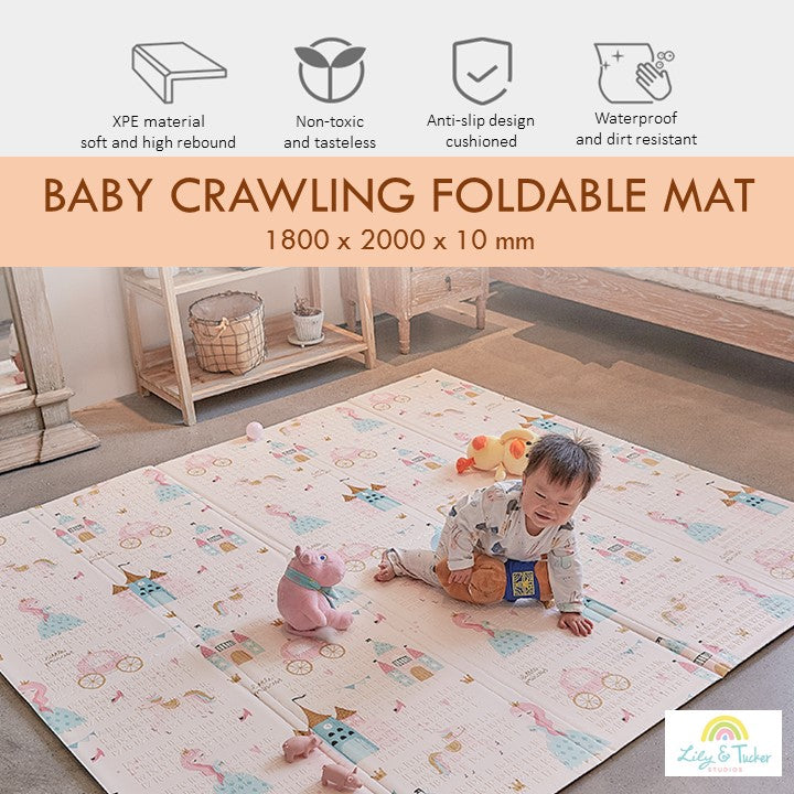 Baby Products Online - Waterproof Baby Play Mat Xpe Soft Floor Folding  Carpet Crawling Carpet Activity Carpet For Child Folding Blanket Play  Blanket Play Toys - Kideno