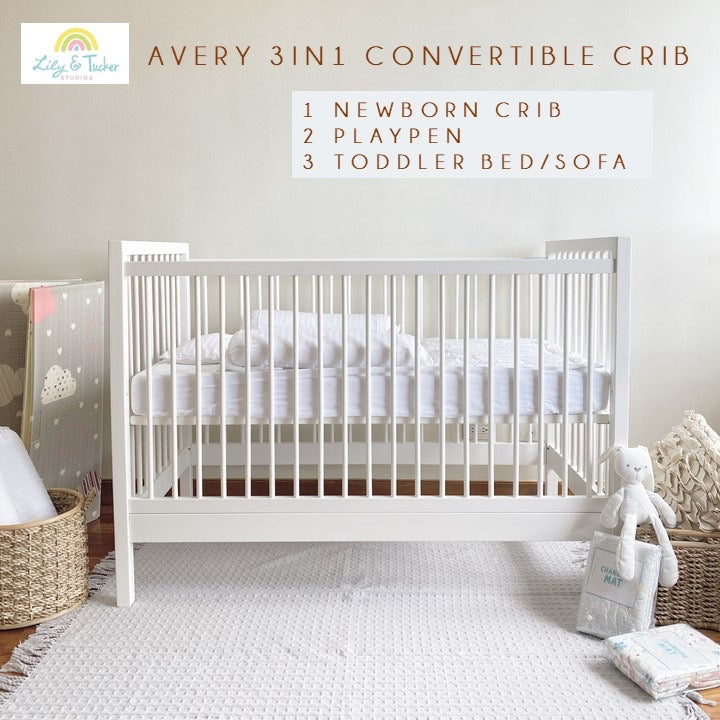 Co sleeper best sale convertible crib