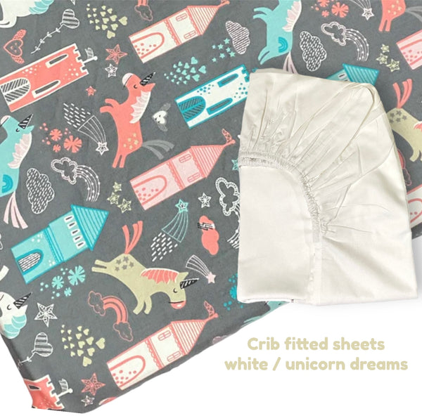 Lily and Tucker Crib Fitted Sheets (Set of 2)