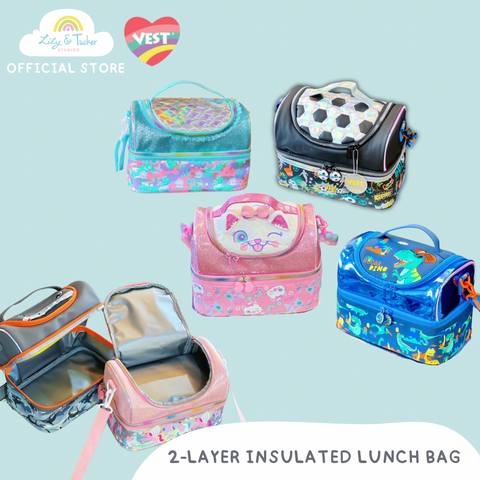 Vest 2-layer insulated bento lunch bag