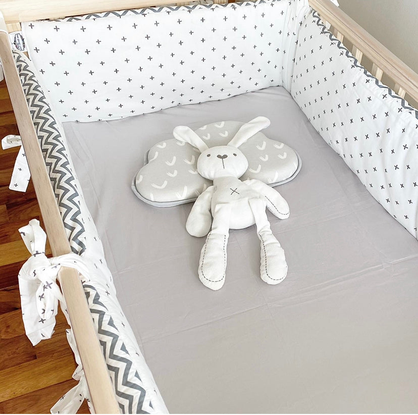 Reversible Crib Bumper Pad