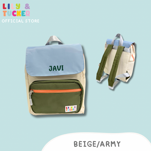 Lily and Tucker Everyday Small Flap Backpack for toddlers