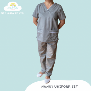 Lily and Tucker Nanny Uniform Scrub Set