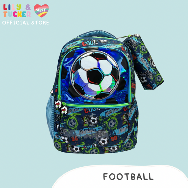 Vest Kids Large Backpack for School with FREE pencil case