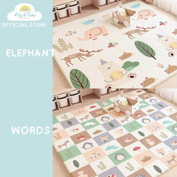 Reversible and Foldable Baby PlayMat