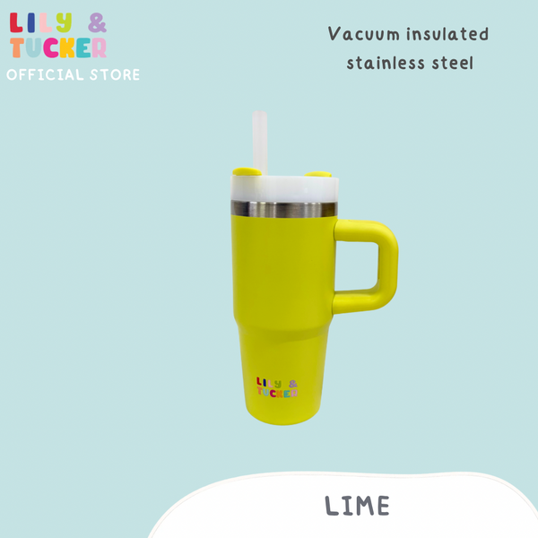 Lily and Tucker Personalized Stainless Straw Tumbler 14oz