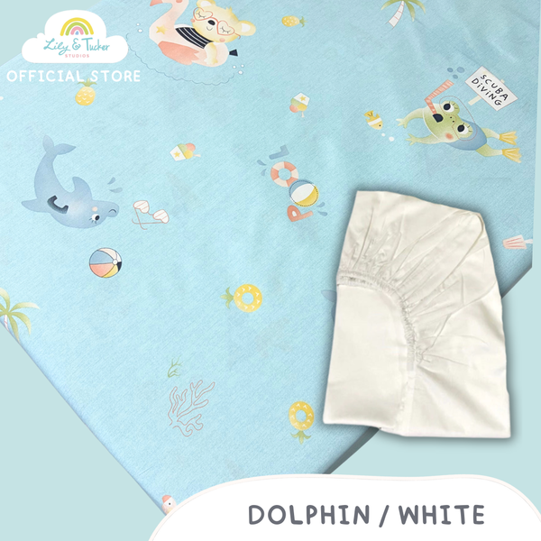 Lily and Tucker Crib Fitted Sheets (Set of 2)