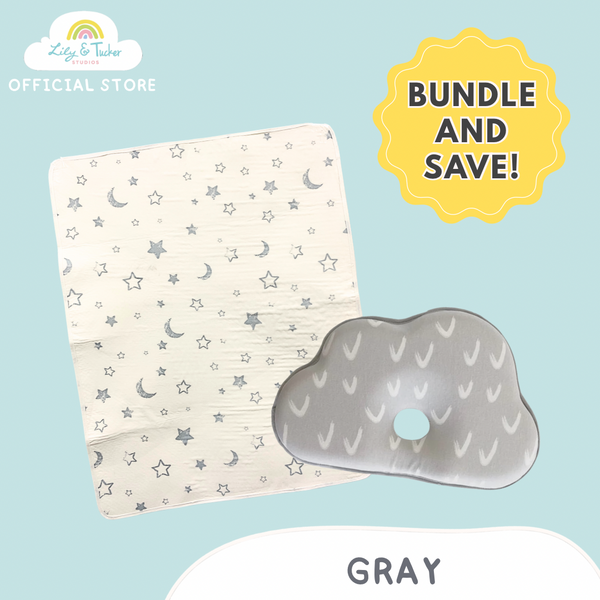 Memory Foam Baby Pillow + Changing Mat Bundle