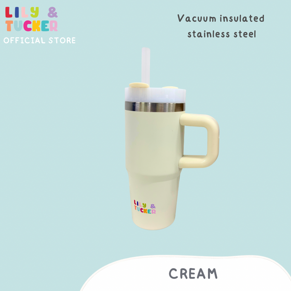 Lily and Tucker Personalized Stainless Straw Tumbler 14oz
