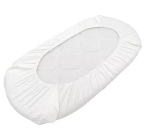 Oval Fitted Sheet (Plain white)