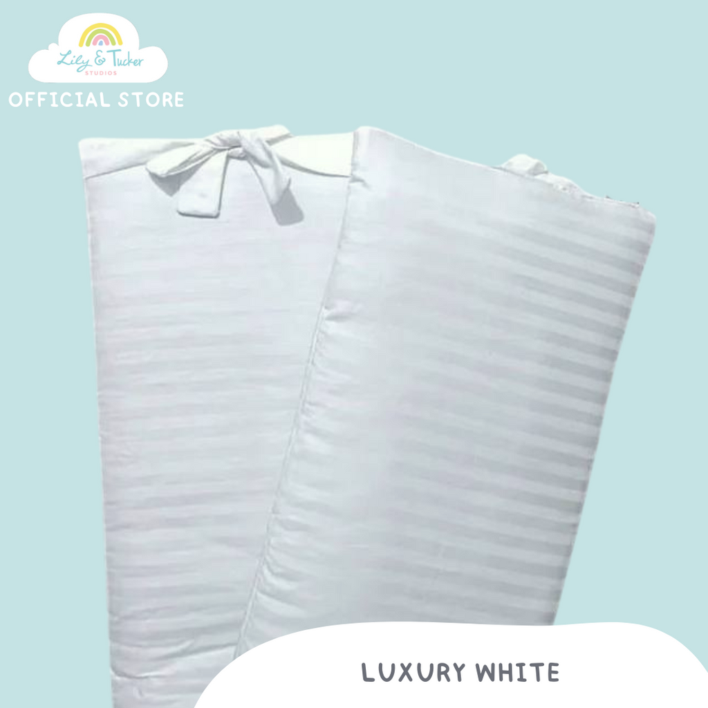 serena and lily white crib bumper Reversible Crib Bumper Pad – Lily and Tucker Studios