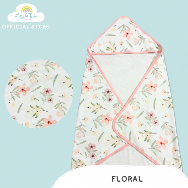 Lily and Tucker Baby Hooded Towel