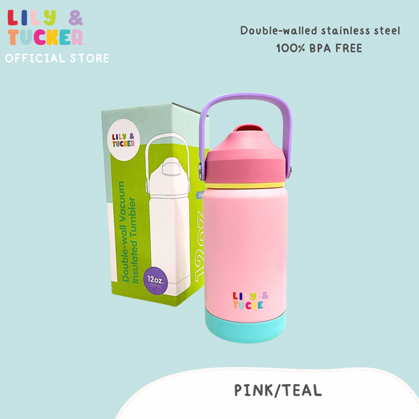 Lily and Tucker Stainless Steel Kids Tumbler 12oz 350ml