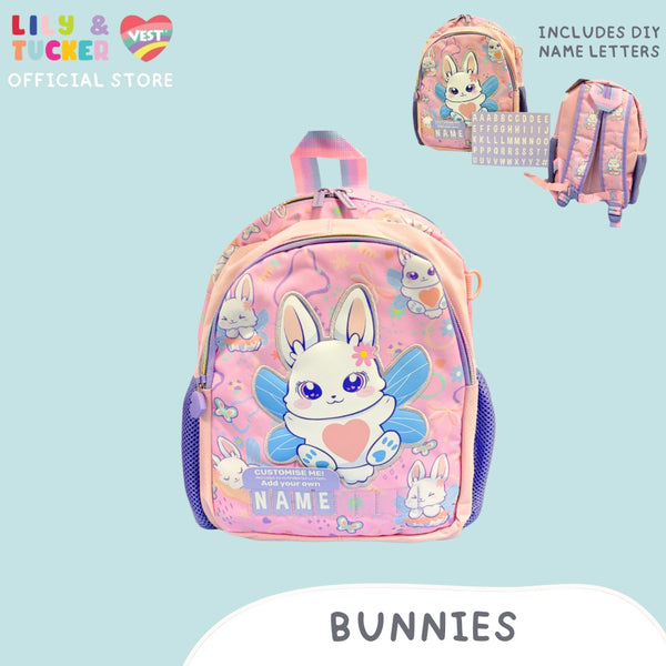 Vest Toddler Backpack with DIY personalized name