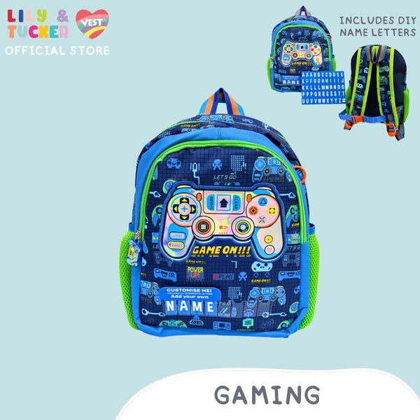 Vest Toddler Backpack with DIY personalized name