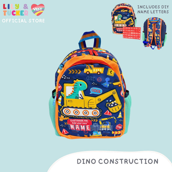Vest Toddler Backpack with DIY personalized name