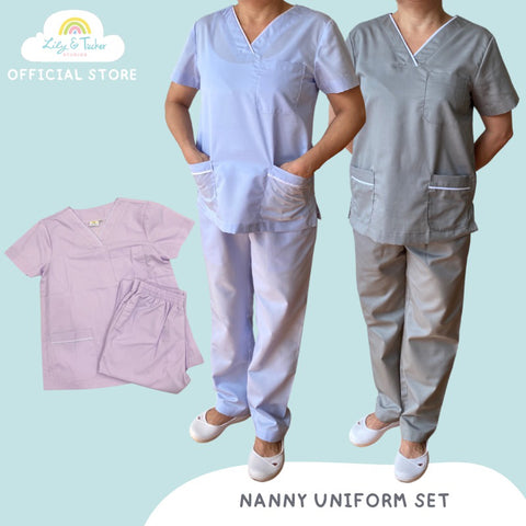 Lily and Tucker Nanny Uniform Scrub Set