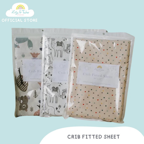 Lily and Tucker Baby Crib Fitted Sheet Cotton