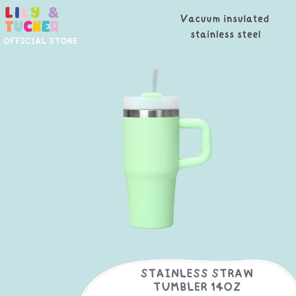 Lily and Tucker Personalized Stainless Straw Tumbler 14oz