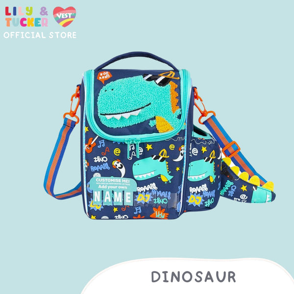 Vest Insulated Sling Lunch Bag with Personalized Name