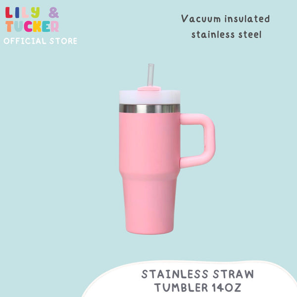 Lily and Tucker Personalized Stainless Straw Tumbler 14oz