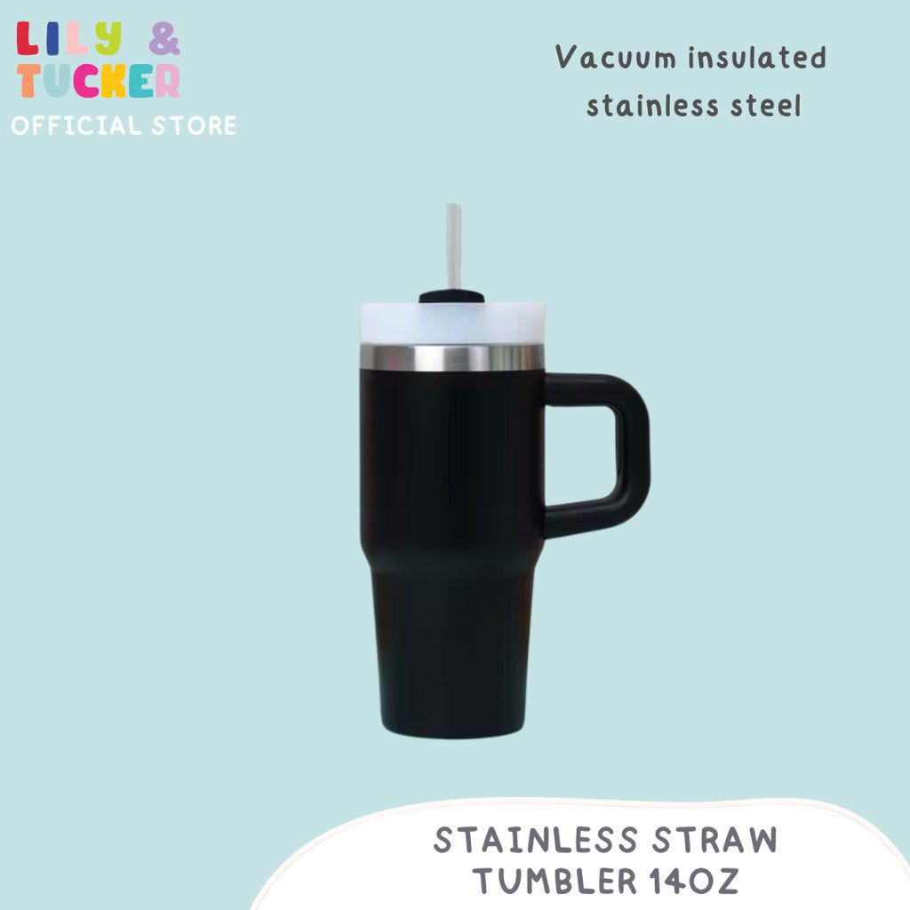 Lily and Tucker Personalized Stainless Straw Tumbler 14oz