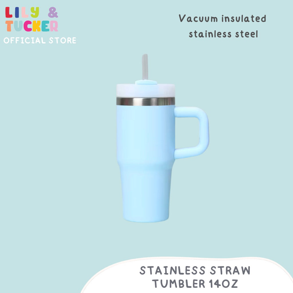 Lily and Tucker Personalized Stainless Straw Tumbler 14oz