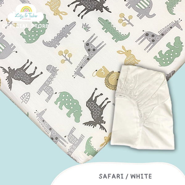 Lily and Tucker Crib Fitted Sheets (Set of 2)