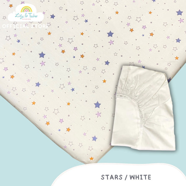 Lily and Tucker Crib Fitted Sheets (Set of 2)