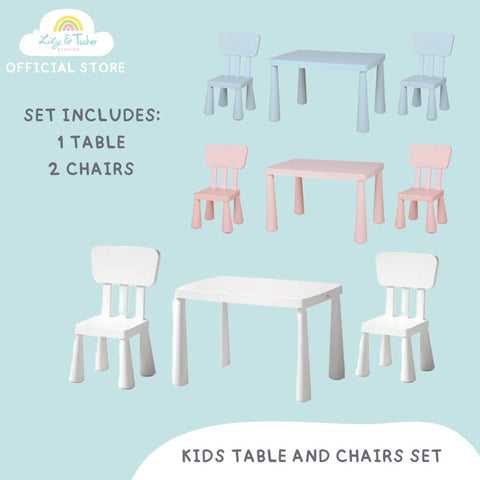 Lily and Tucker Kids Table and Chair Set