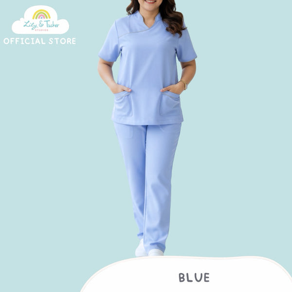 Lily and Tucker Chinese Collar Yaya Nanny Uniform