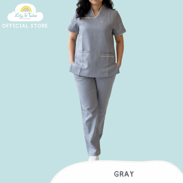 Lily and Tucker Chinese Collar Yaya Nanny Uniform