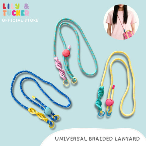 Lily and Tucker Universal Braided Crossbody Lanyard