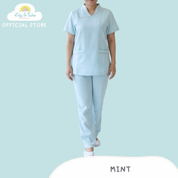 Lily and Tucker Chinese Collar Yaya Nanny Uniform