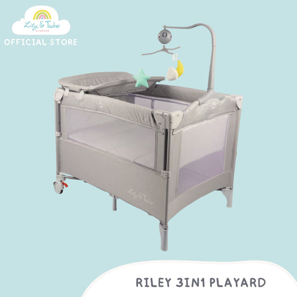 Lily and Tucker Riley 3-in-1 Convertible Pack and Play (Crib, Playpen, Co-sleeper)