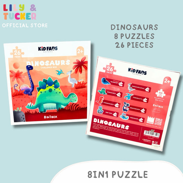Kid Fans 8in1 Puzzle Set for Toddlers