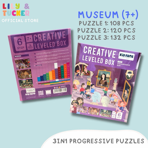 Kid Fans 3in1 Progressive Puzzles for 5-7+ years old