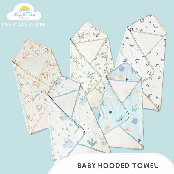 Lily and Tucker Baby Hooded Towel