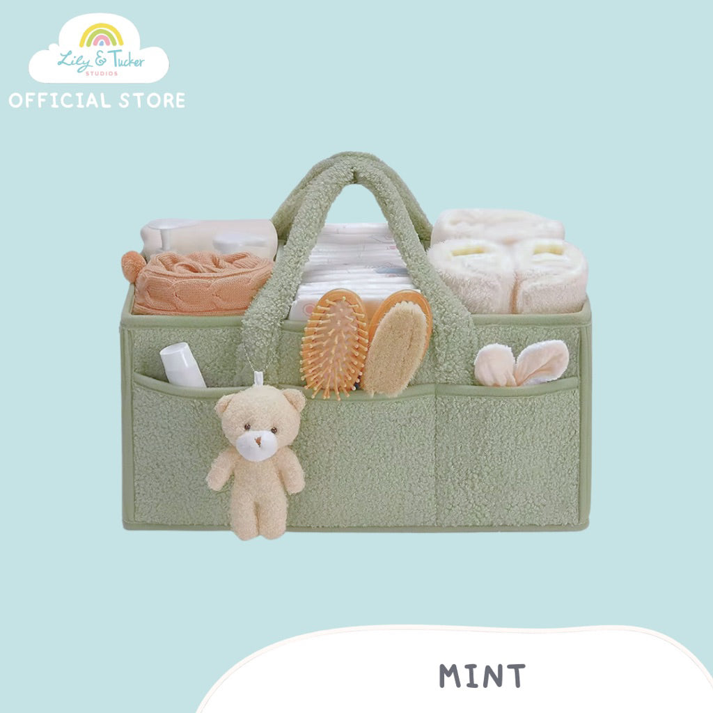 2pcs Baby Bed Organiser, 2-in-1 Baby Nursery 2pcs Baby Bed Organiser, 2-in-1 Baby Nursery