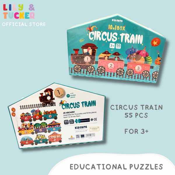 Kid Fans Educational Puzzles for Toddlers Kids 3+