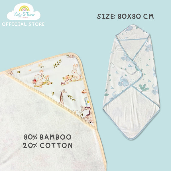 Lily and Tucker Baby Hooded Towel