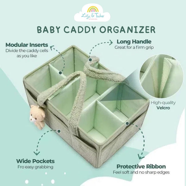 Lily and Tucker Baby Diaper Caddy Organizer
