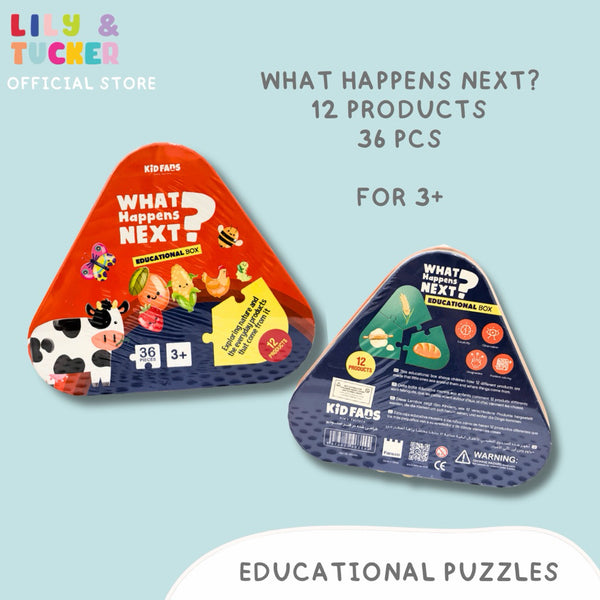 Kid Fans Educational Puzzles for Toddlers Kids 3+