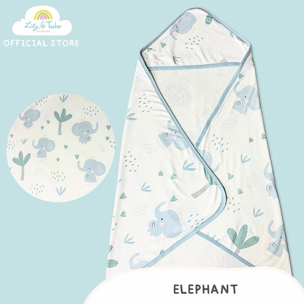 Lily and Tucker Baby Hooded Towel