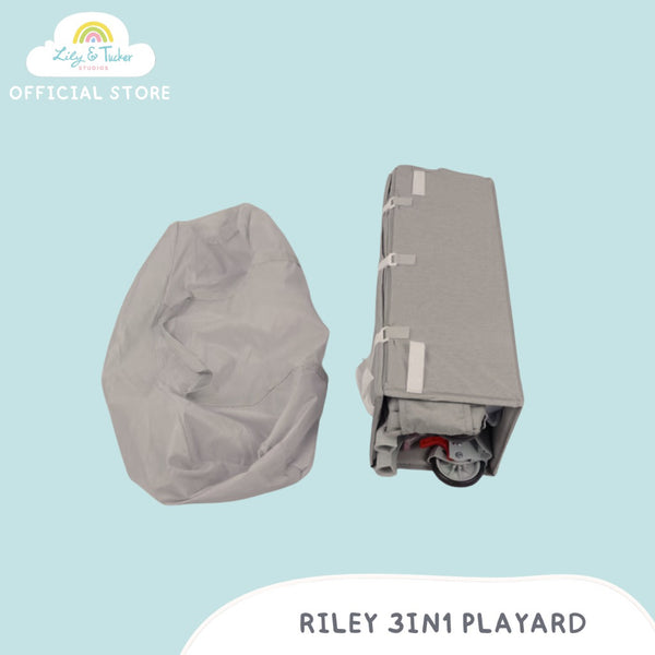 Lily and Tucker Riley 3-in-1 Convertible Pack and Play (Crib, Playpen, Co-sleeper)