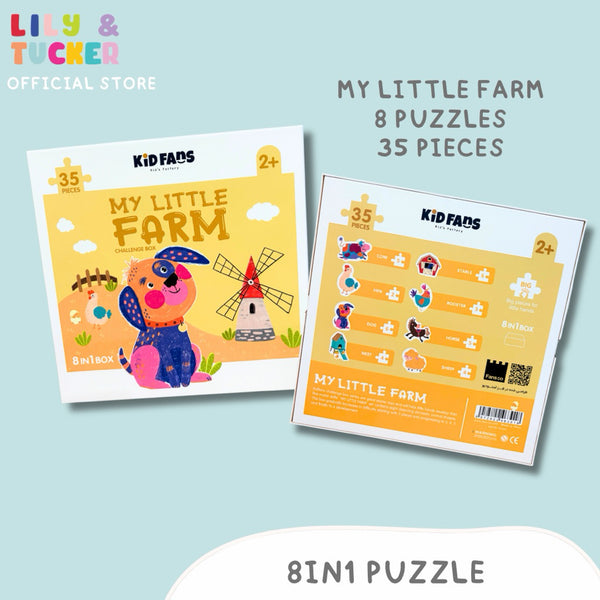 Kid Fans 8in1 Puzzle Set for Toddlers